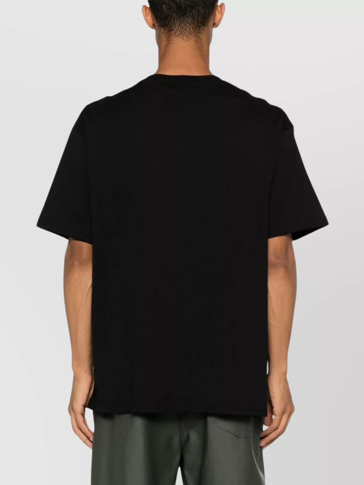 Gcds Morso Graphic Print Cotton T-shirt In Black