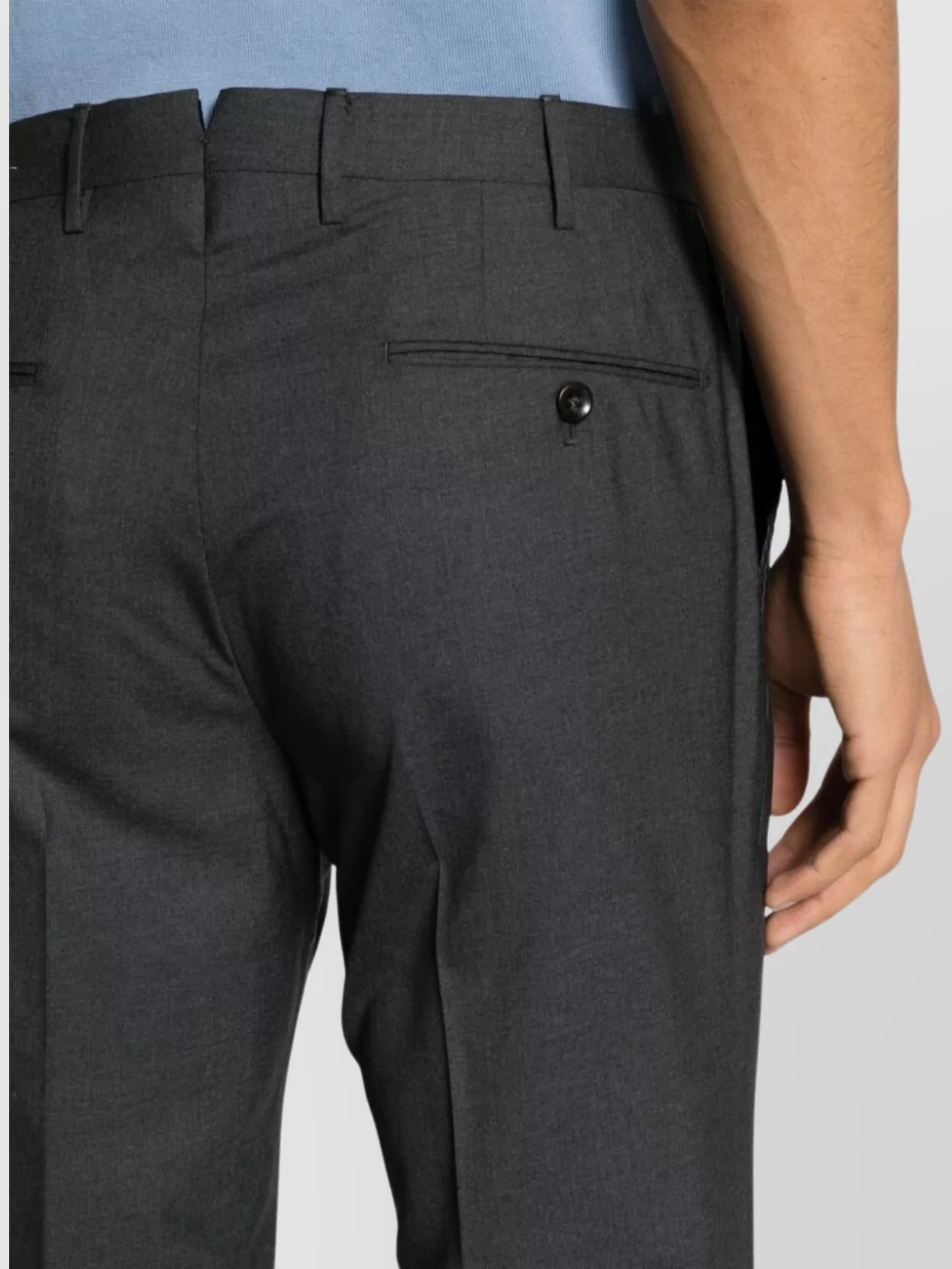 Incotex Straight Leg Trousers With Pockets And Belt Loops