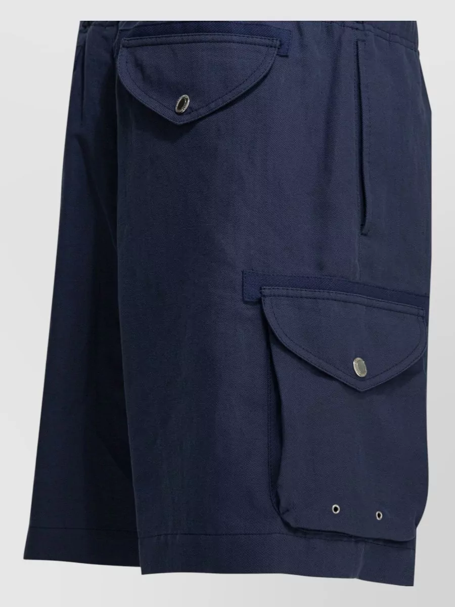 Brunello Cucinelli Linen Blend Cargo Bermuda Shorts