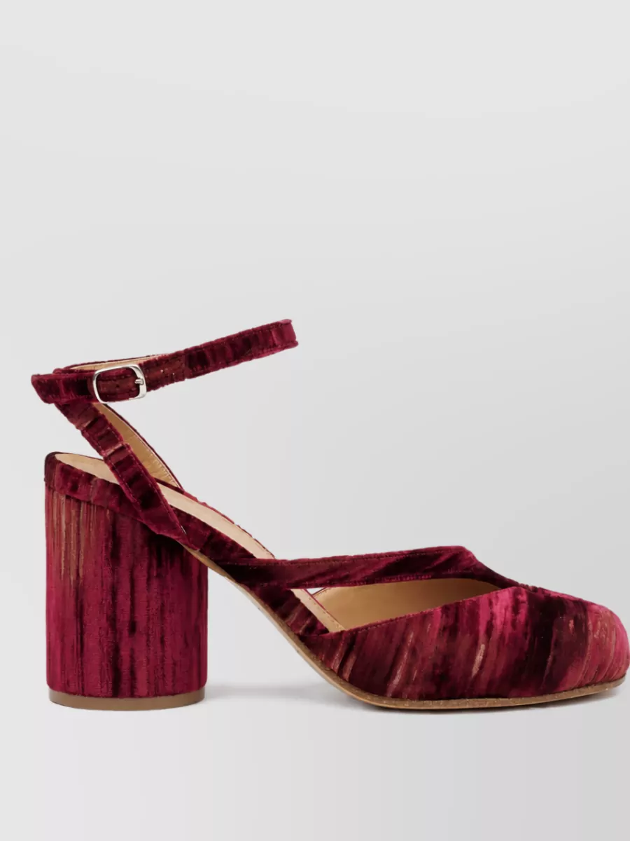 Maison Margiela Tabi Sandal Ankle Strap Block Heel