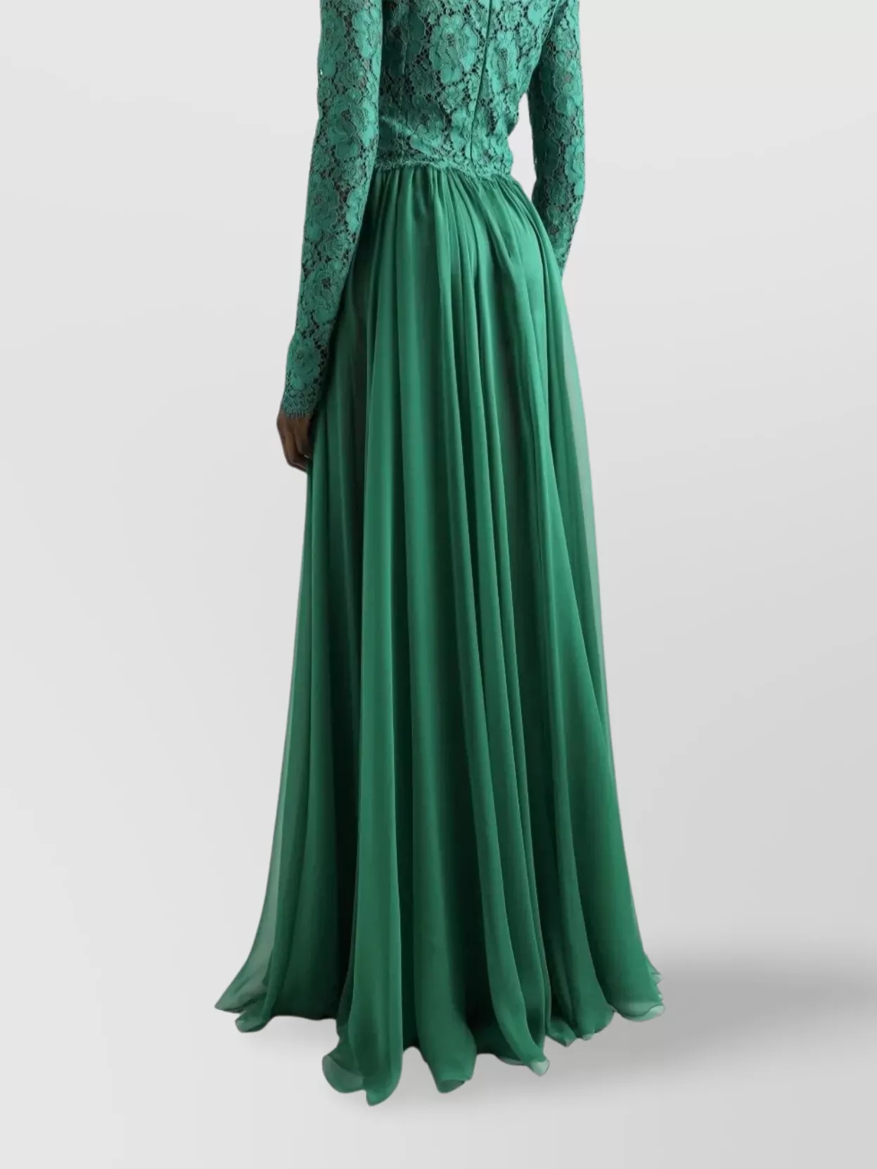 Dolce&Gabbana Lace Evening Dress Flared Skirt