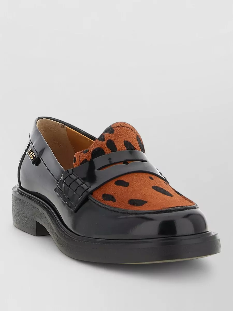 Tod's leather loafers