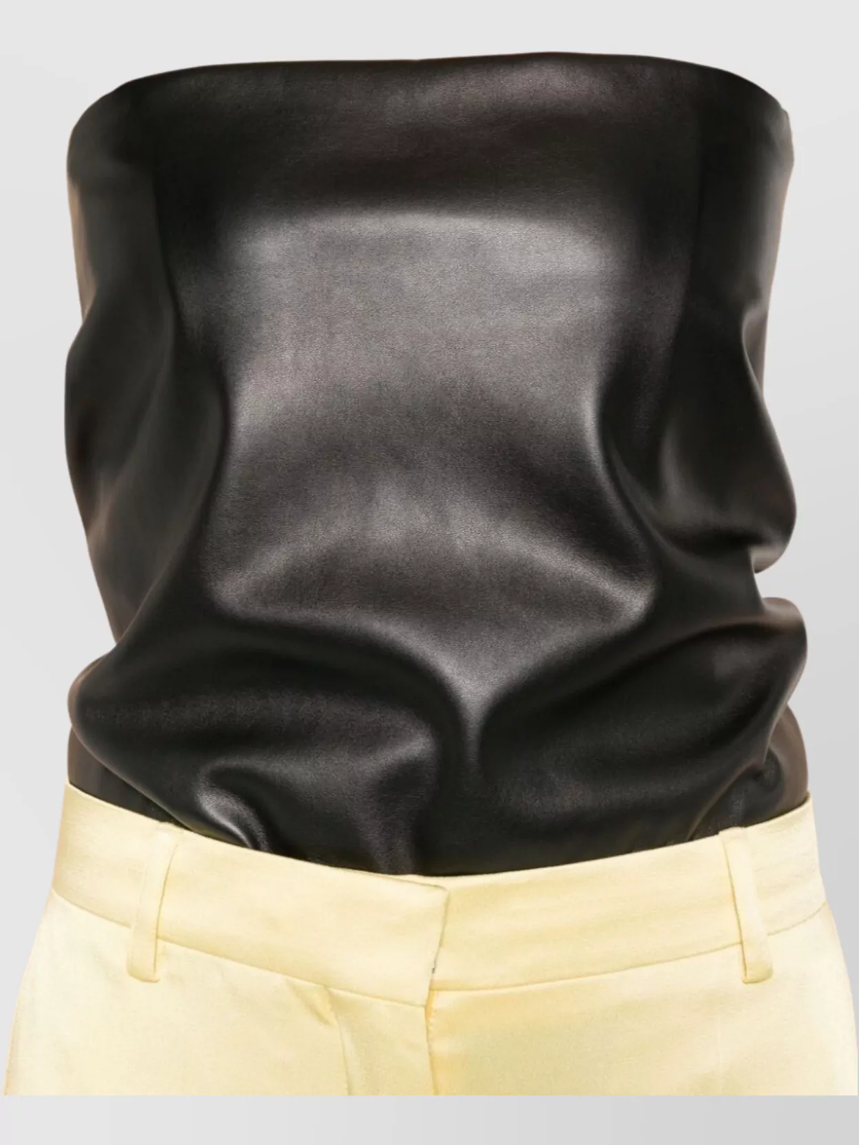 Sportmax Single-pleated Stella Flax Blend Palazzo Pants
