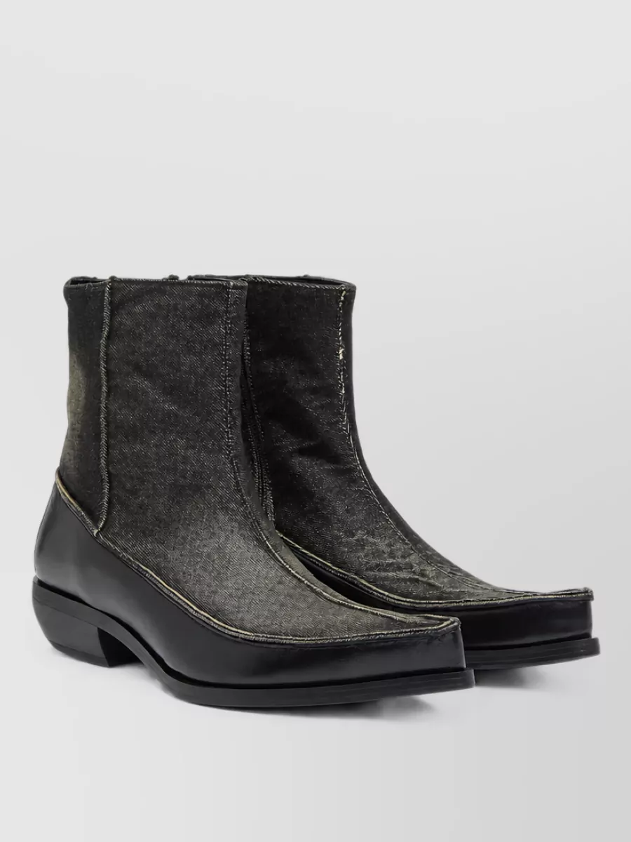 Diesel Leather Ankle Boots