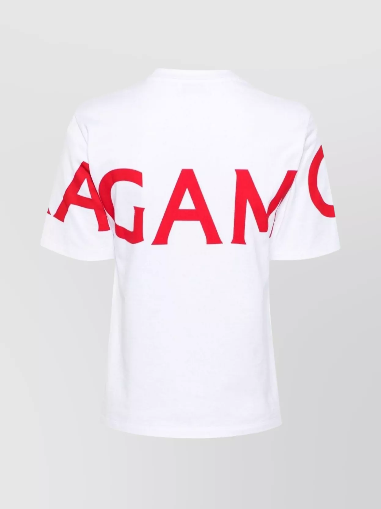 Ferragamo Cotton Logo Print Crew Neck T-Shirt