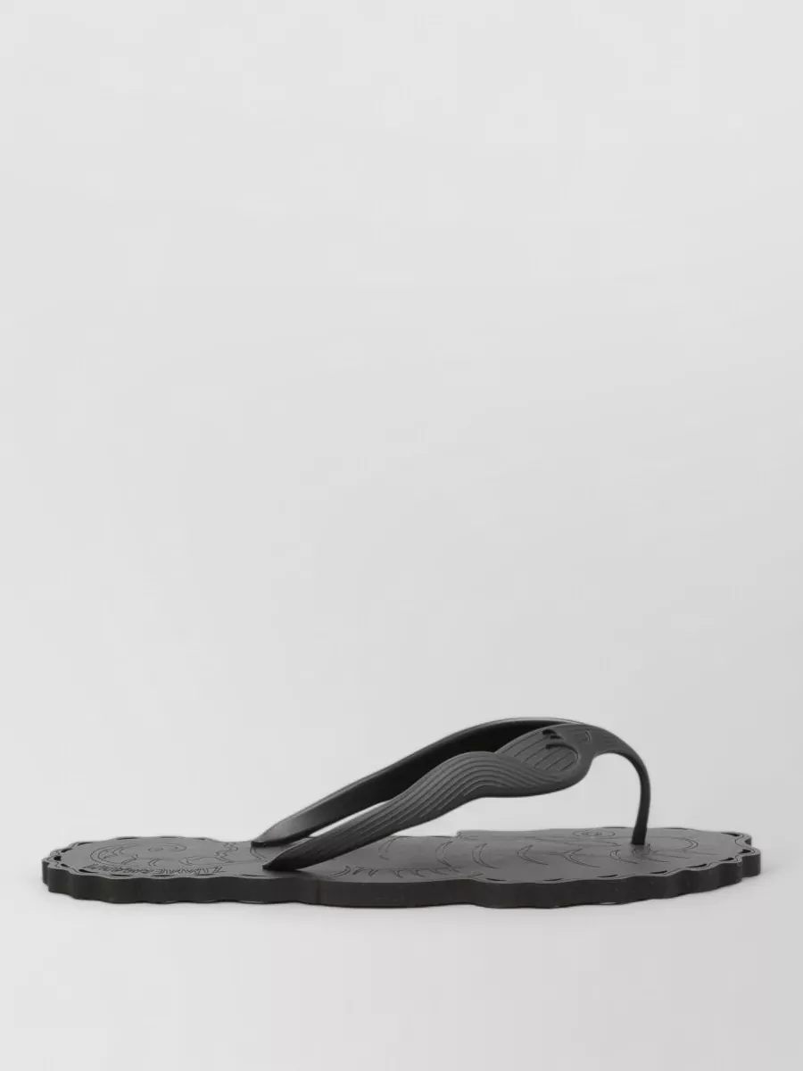 Zimmermann Engraved Thong Sandals