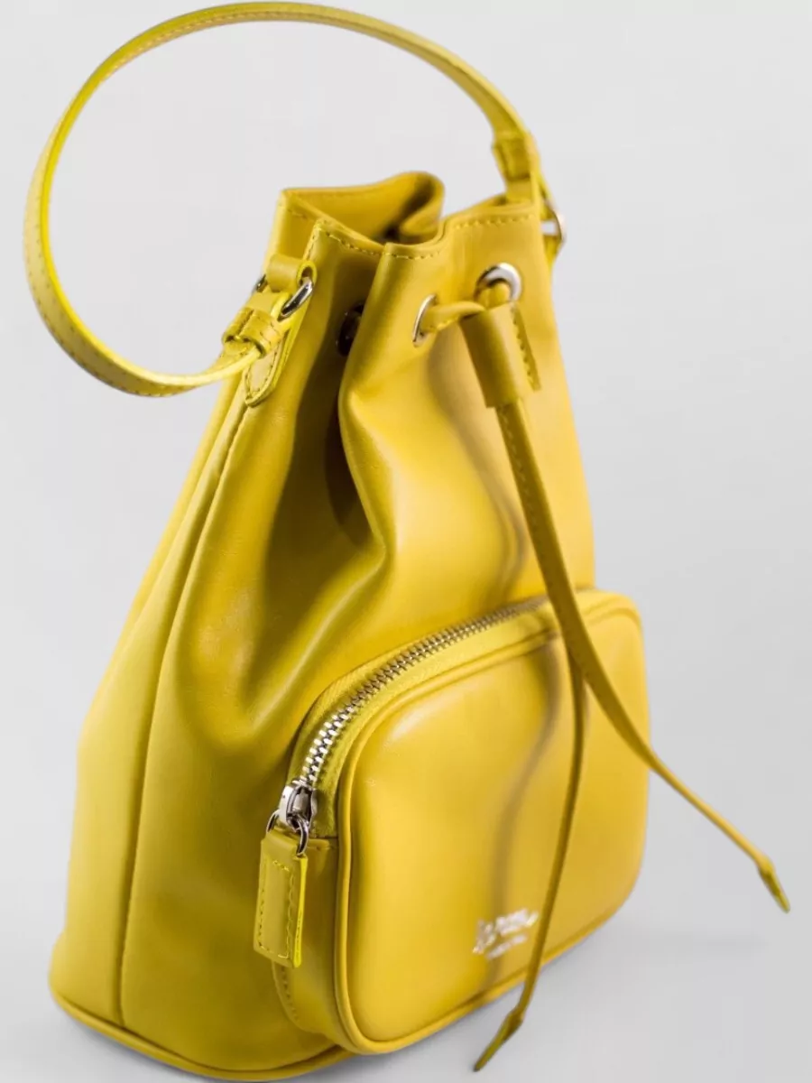 La Rose Leather Satchel Bag