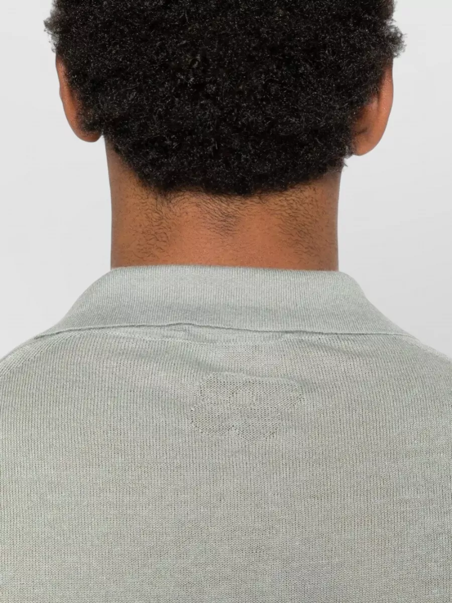 Lardini Polo Collar Short Sleeve Knit Shirt