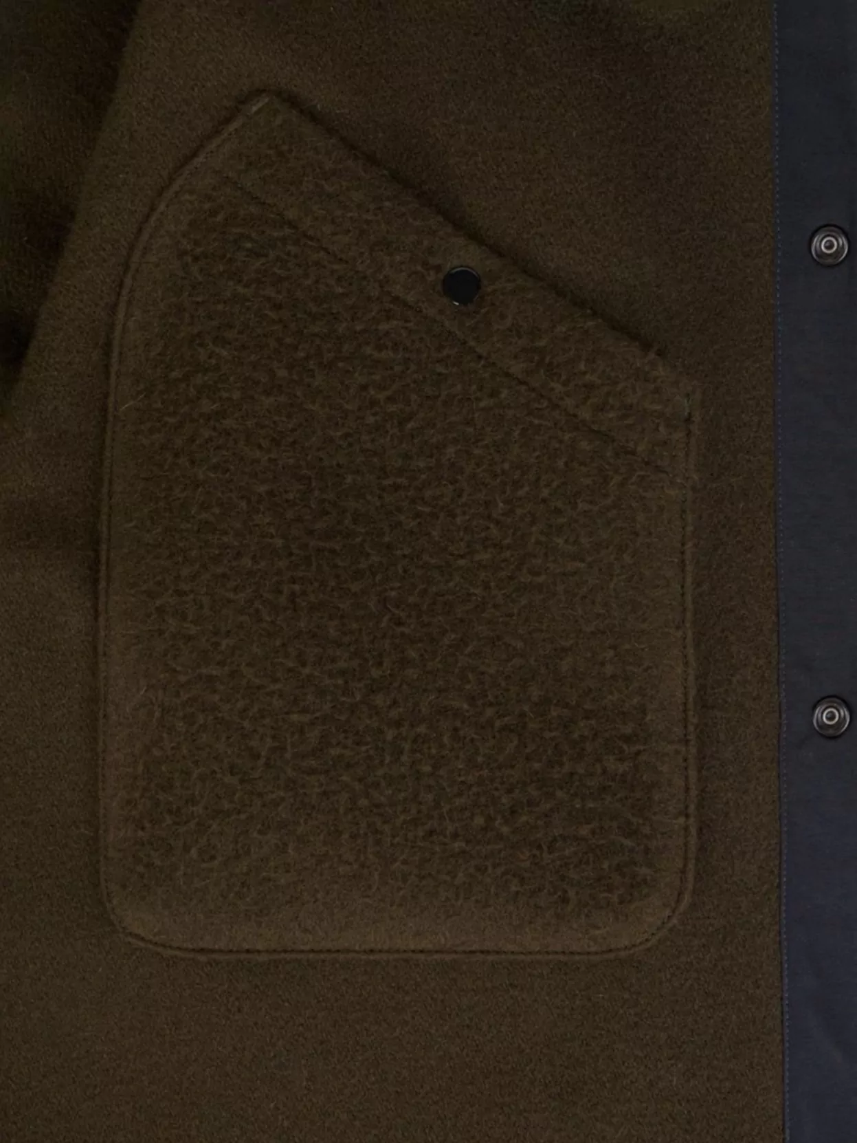 Stone Island Performance Flannel Jacket Slanted Pockets