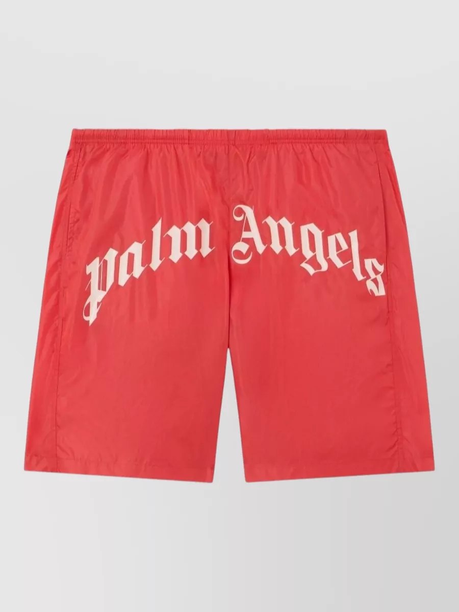 Palm Angels Logo Swim Shorts