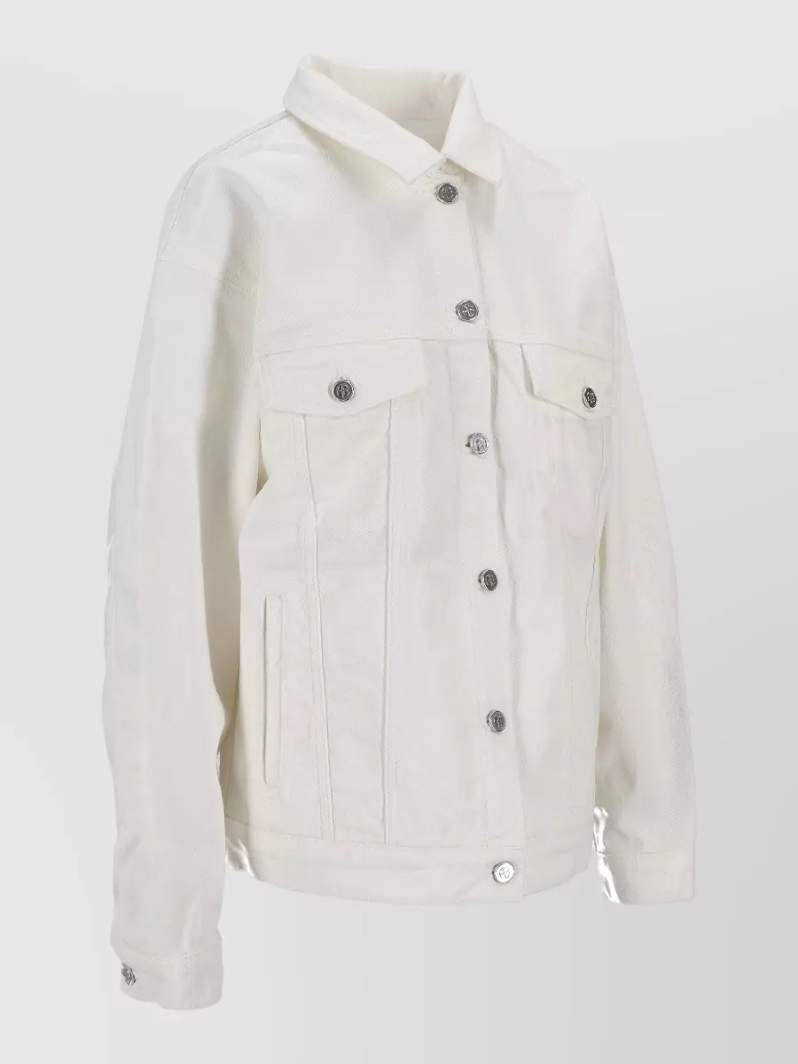 Anine Bing Rory Collared Jacket Long Sleeves Buttons