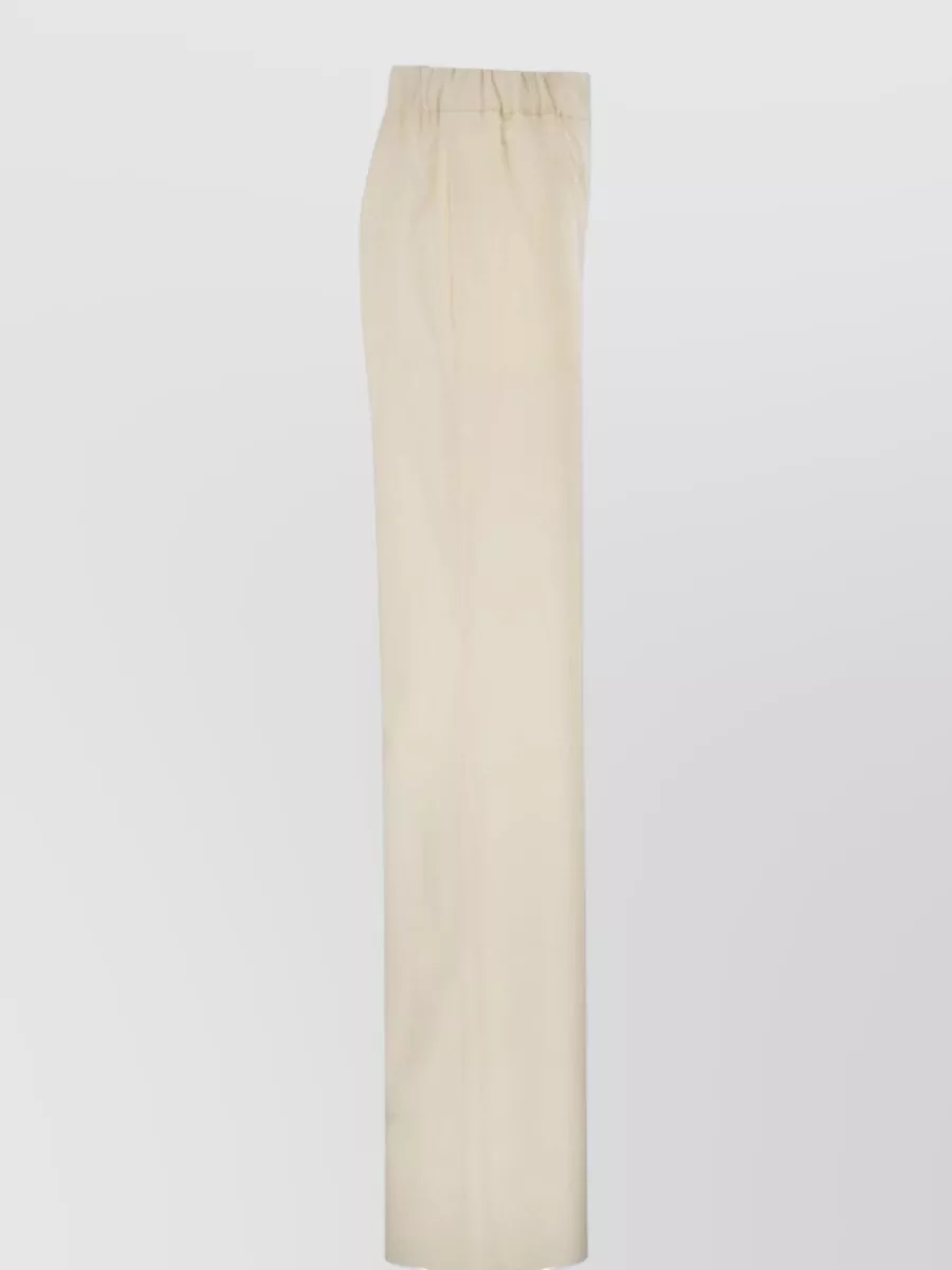 Max Mara Virgin Wool Straight-Leg Trousers
