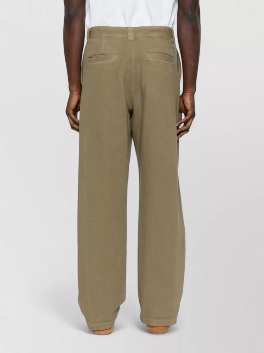 A.p.c. Silk Blend Tailored Trousers Side And Back Pockets
