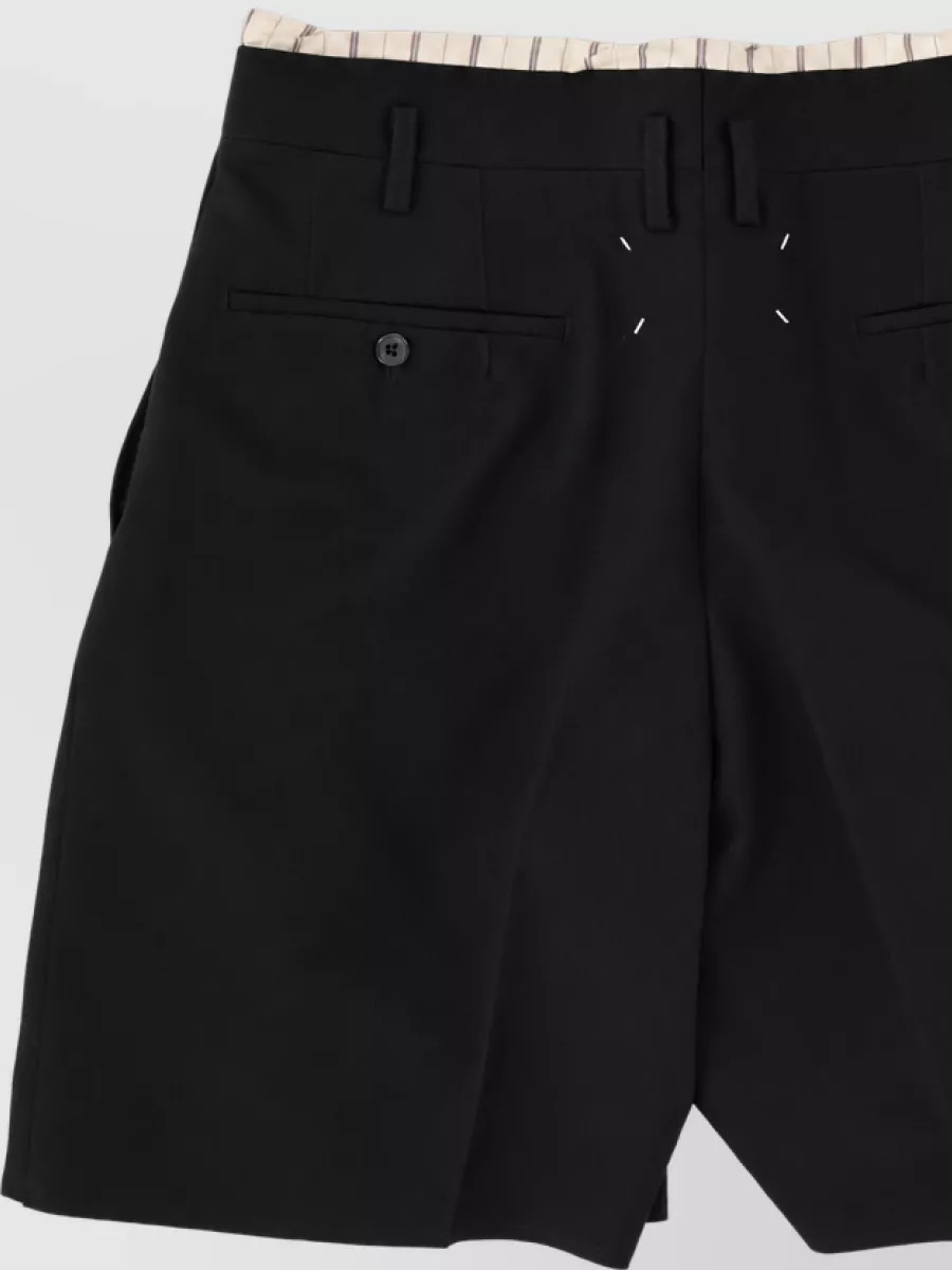 Maison Margiela Virgin Wool Cropped Trousers