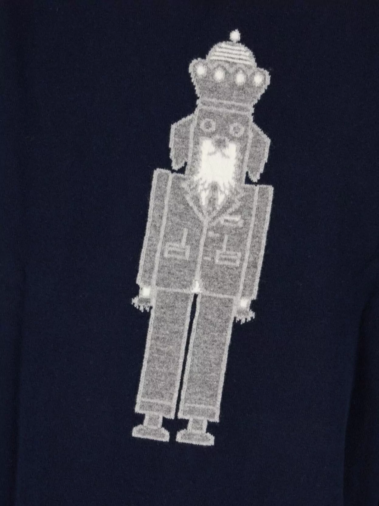 Thom Browne V-Neck Cardigan Wool Graphic Design