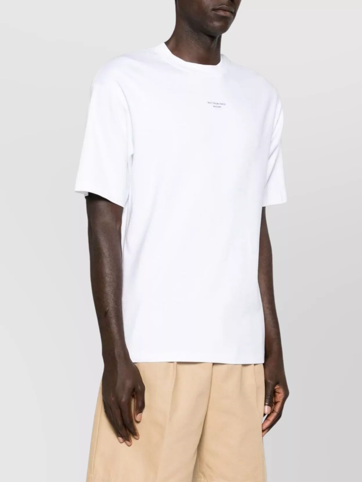 Drôle De Monsieur Crew Neck Short Sleeve Slogan T-Shirt