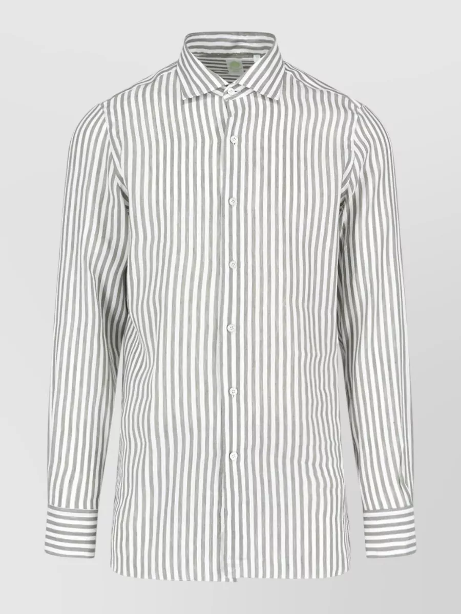 Finamore linen blend shirt