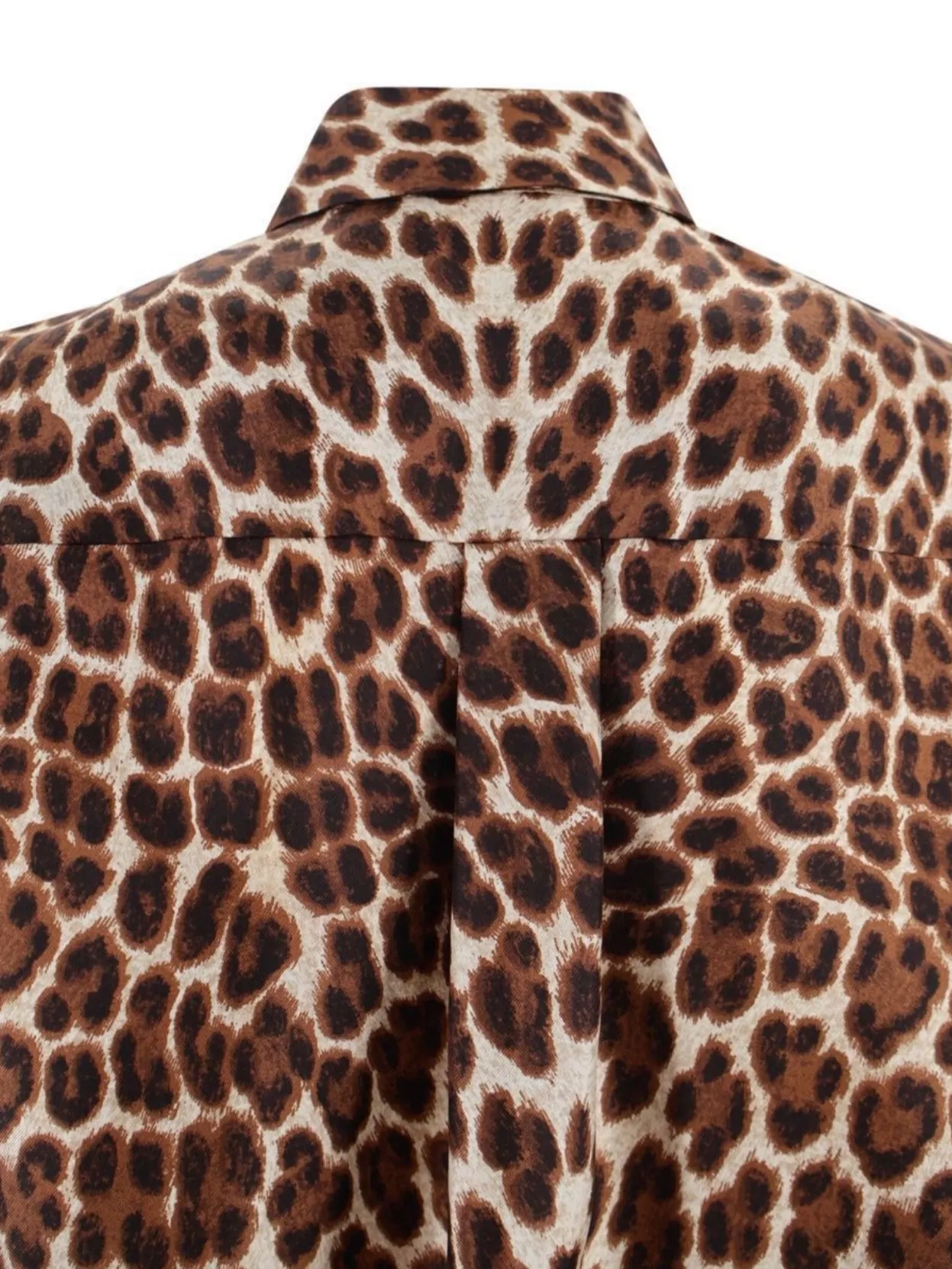 Parosh Silk Shirt With Leopard Print Design