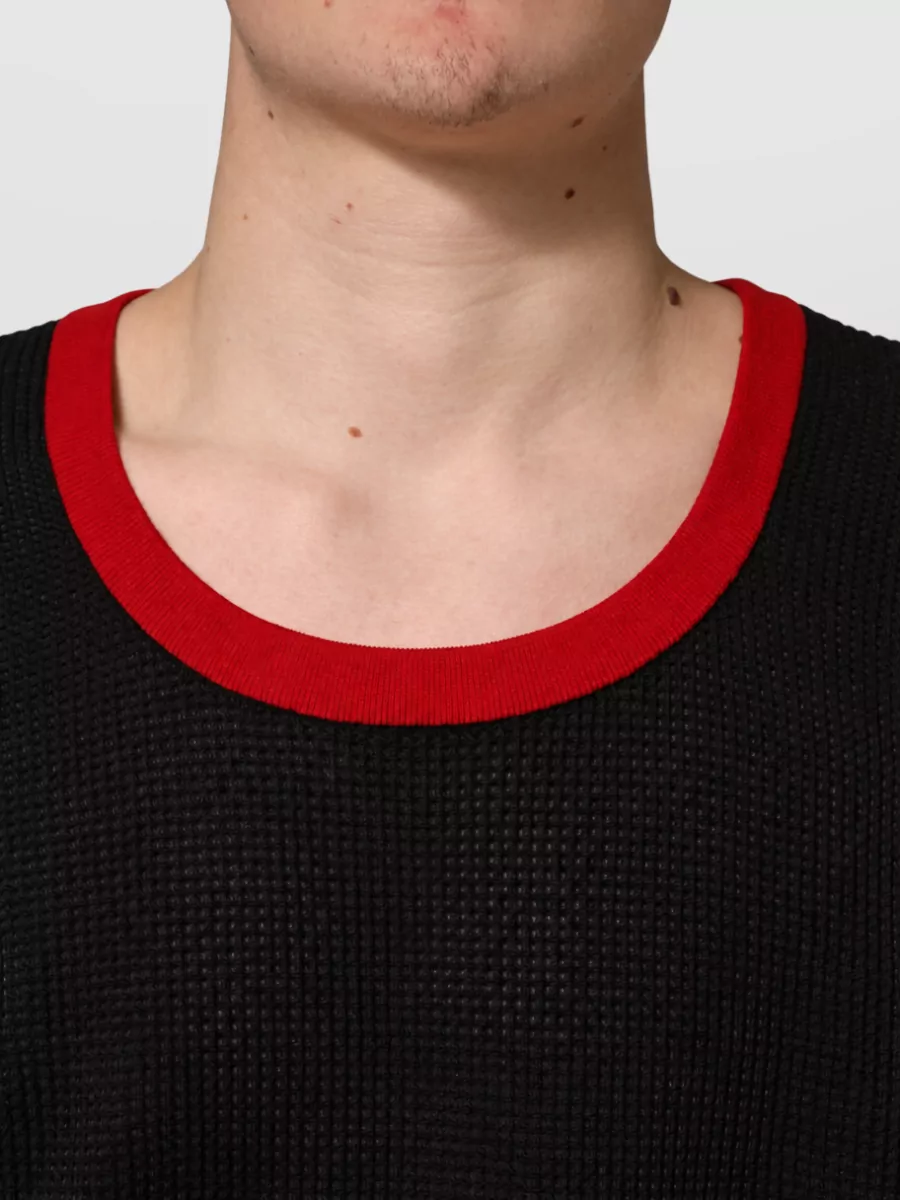 Dolce&Gabbana Sleeveless Crew Neck Knit Vest