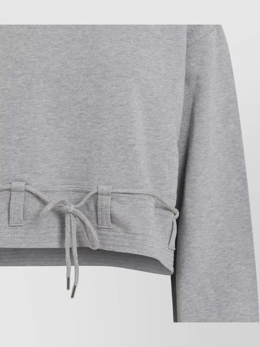 Dries Van Noten Cotton Cropped Sweatshirt