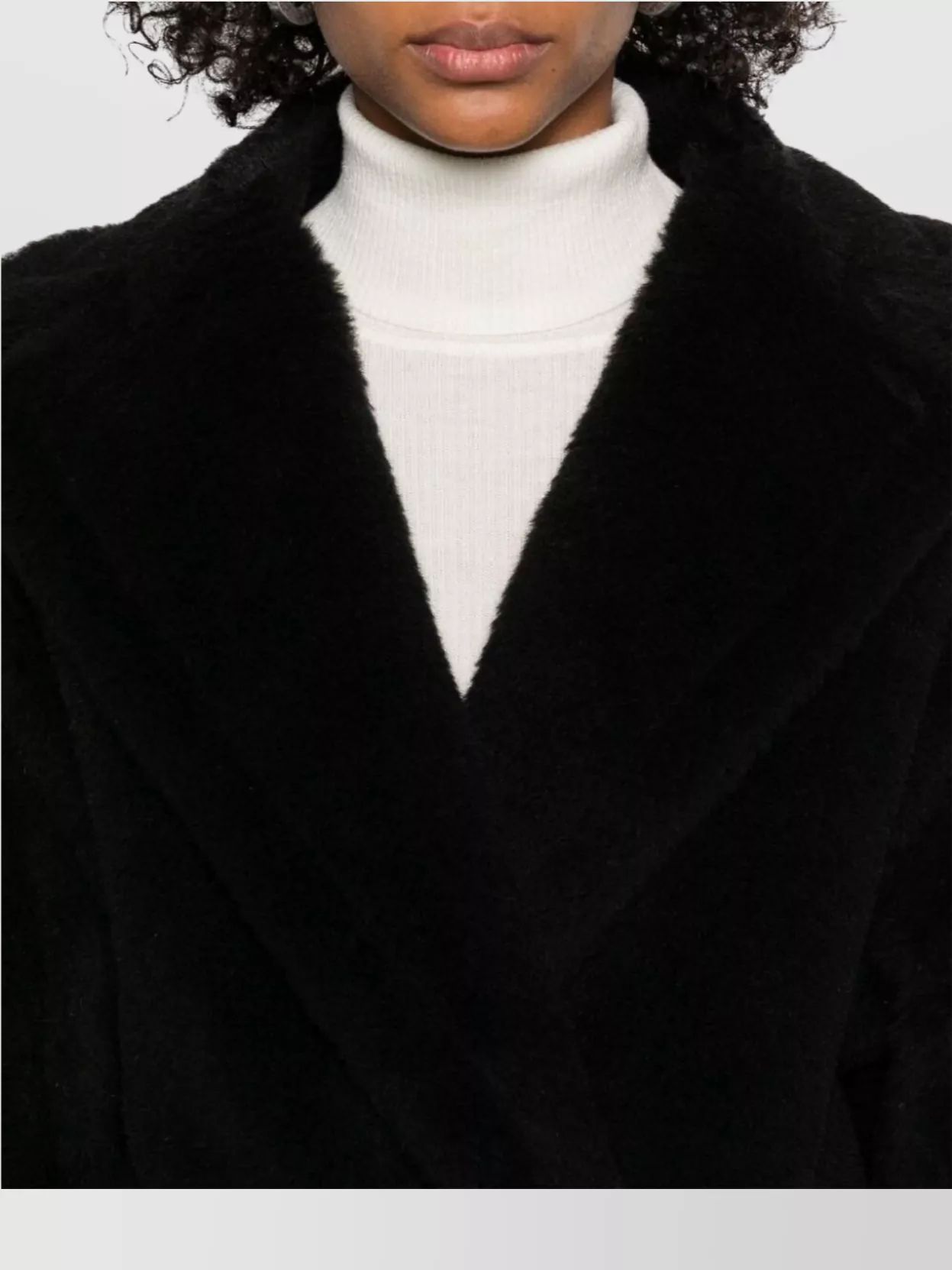 Shop Max Mara Coat Wool Double-breasted Design