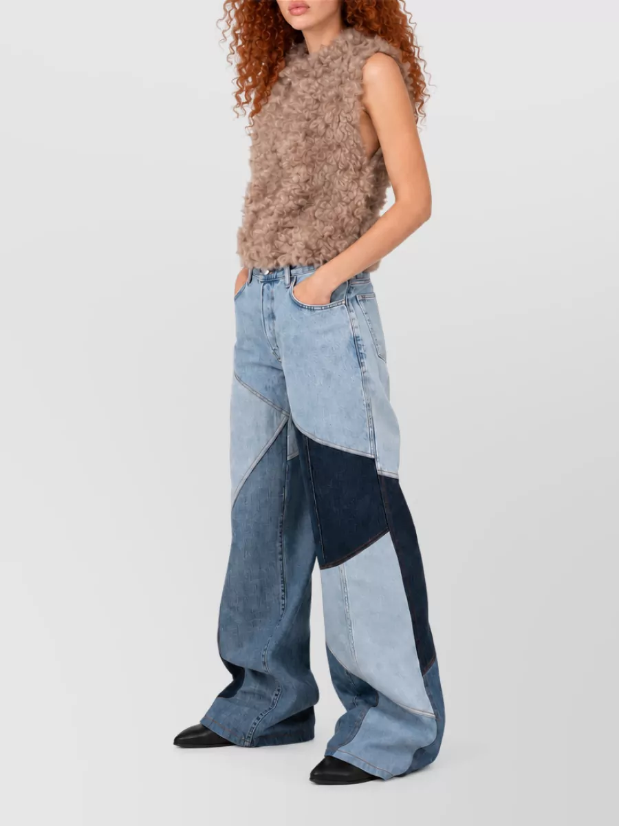 Niccolò Pasqualetti Faux Astrakhan Vest Top