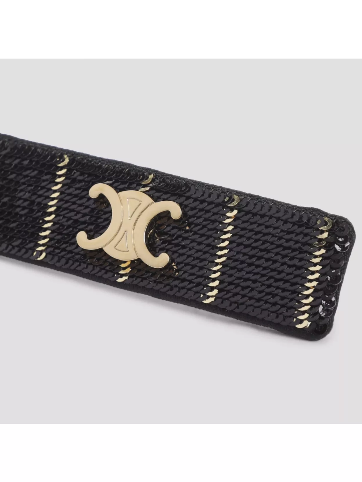 Celine Rectangular Hair Clip Sequin Detail