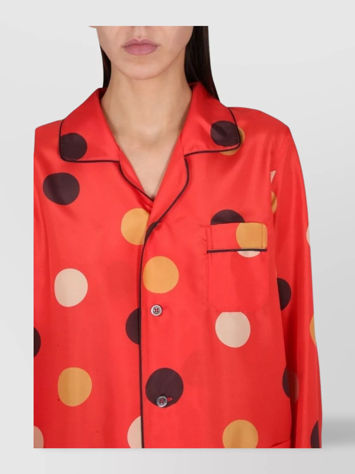 Aspesi Polka Dot Poison Shirt