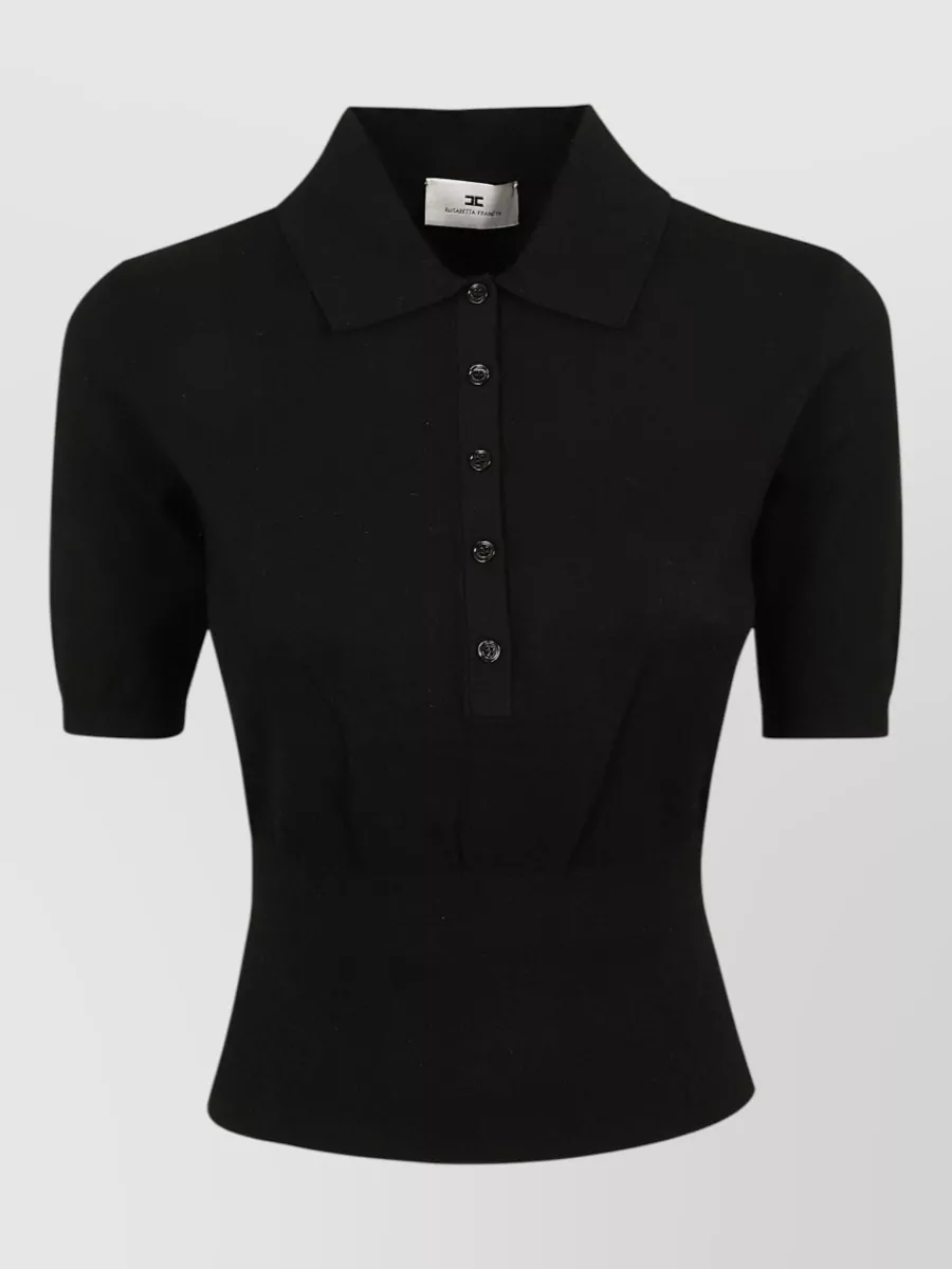 Elisabetta Franchi Knit polo top