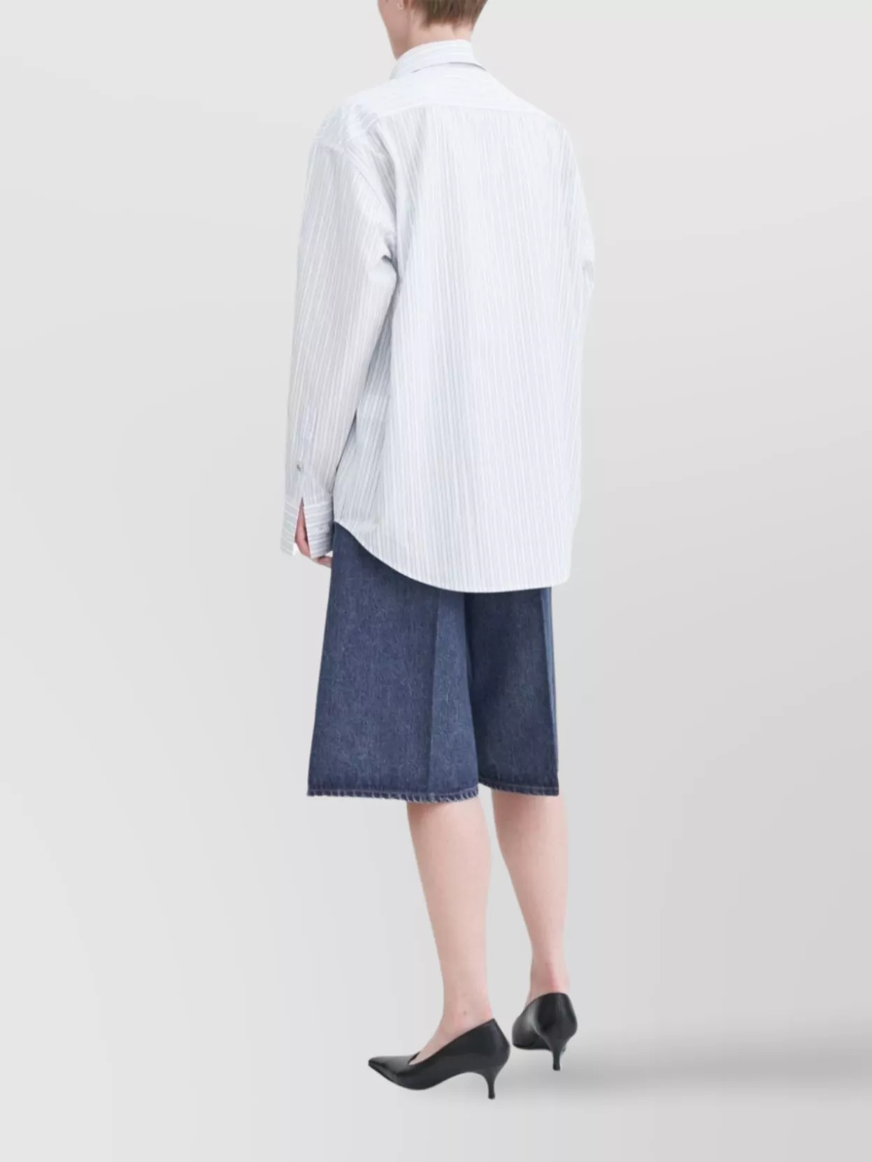 Filippa K Striped Organic Cotton Shirt With Long Sleeves