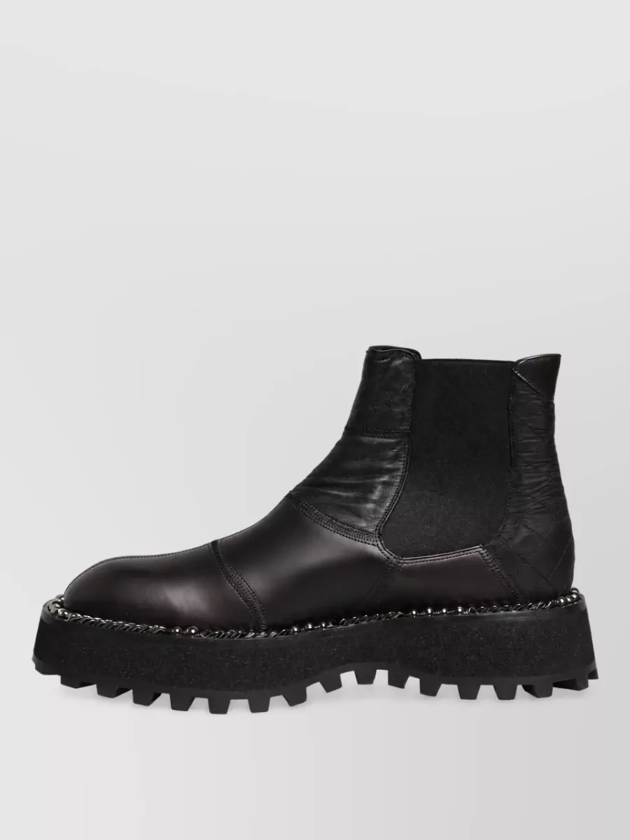 Dolce&Gabbana Leather Chelsea Boots