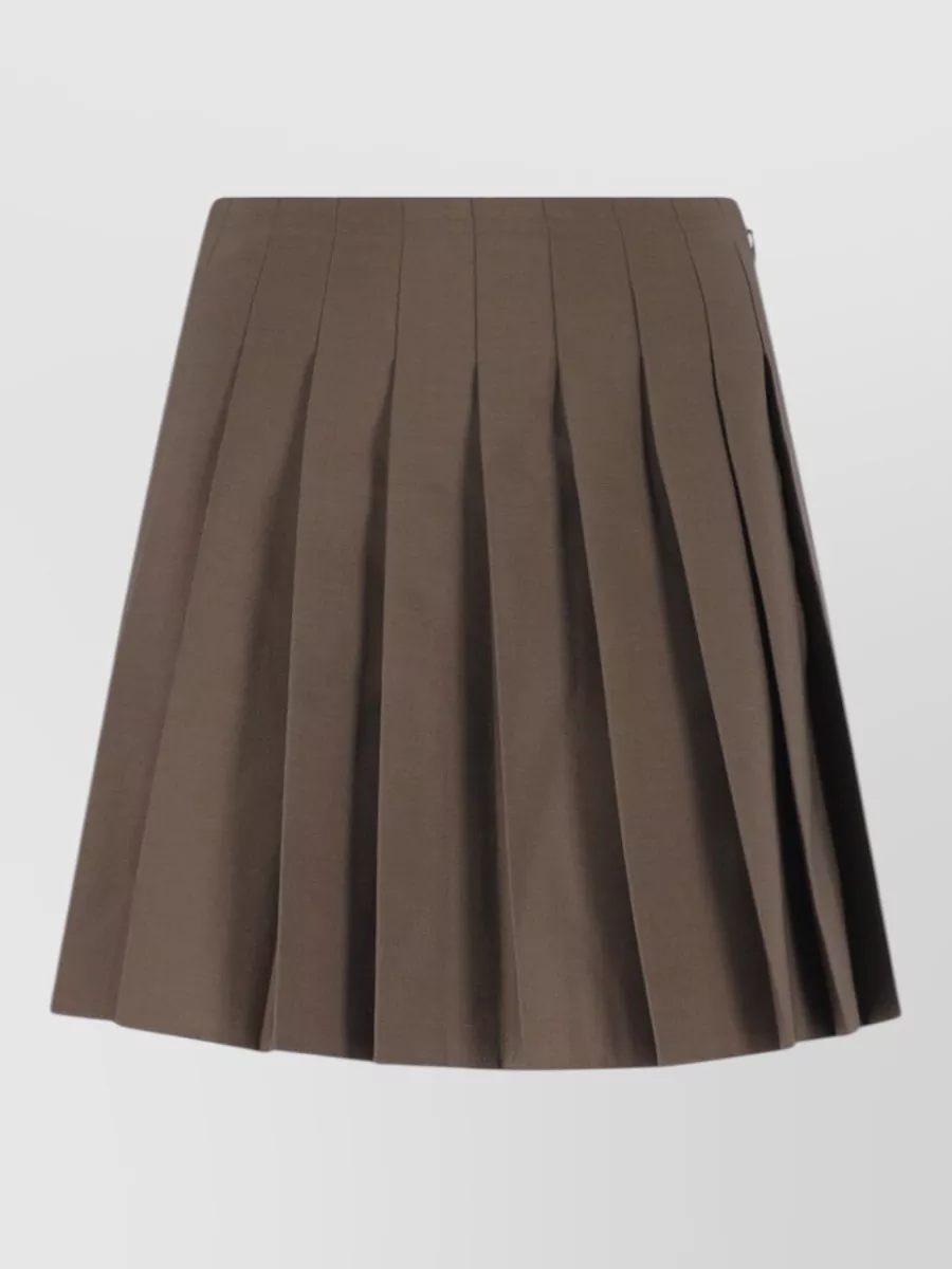 Mm6 Maison Margiela pleated midi skirt