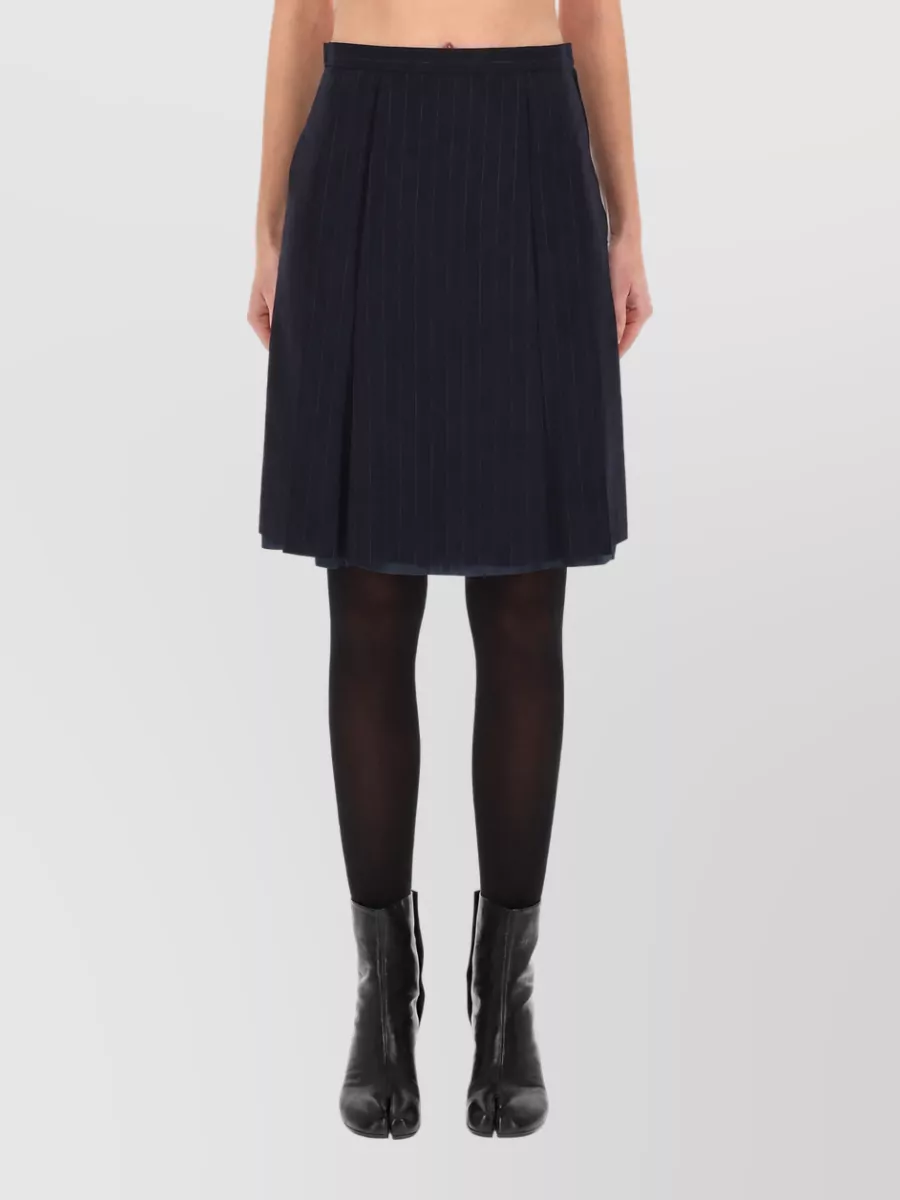 Maison Margiela Wool Midi Skirt