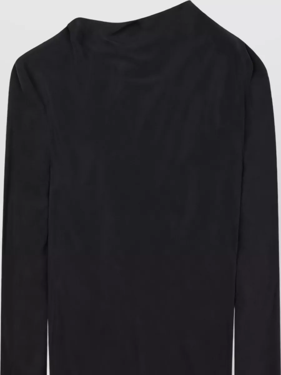 Alysi Silk Asymmetric Blouse