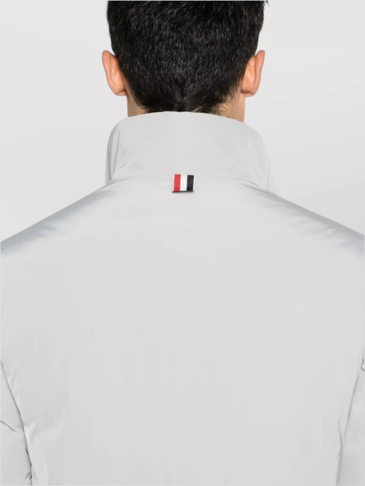 Thom Browne Reversible Padded Zip-Up Jacket With High Neck