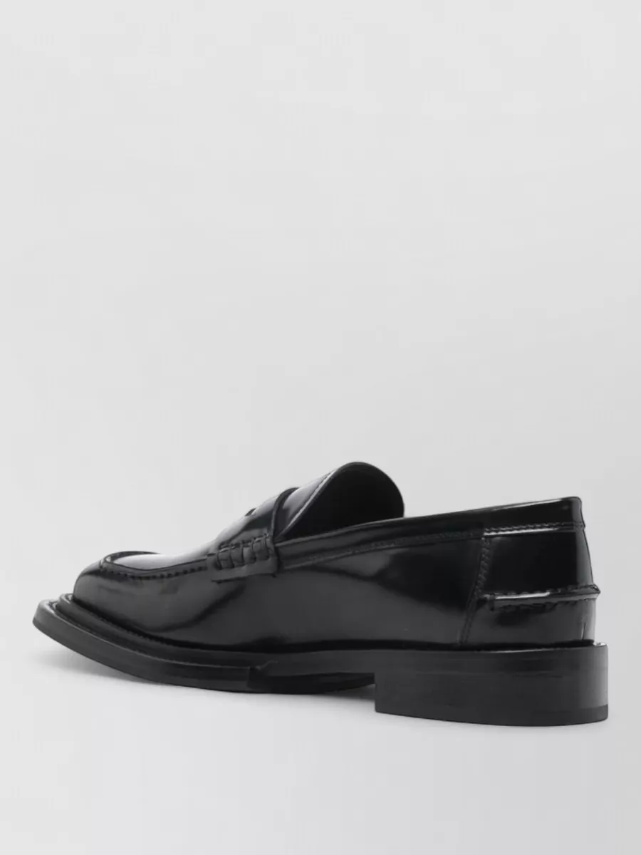 Moschino Leather Loafers