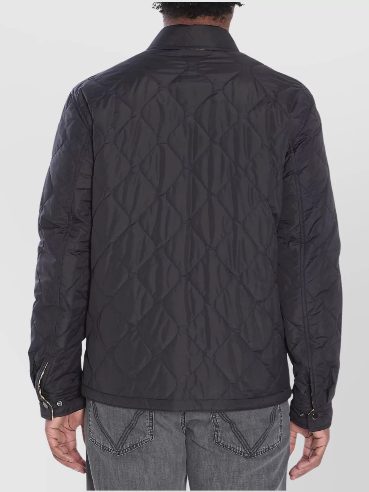 Burberry Overshirt Quilted Reversible Check Cotton