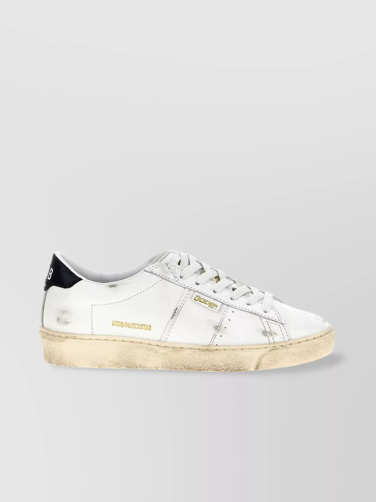Golden Goose Distressed Low-top Rubber Sole Sneakers