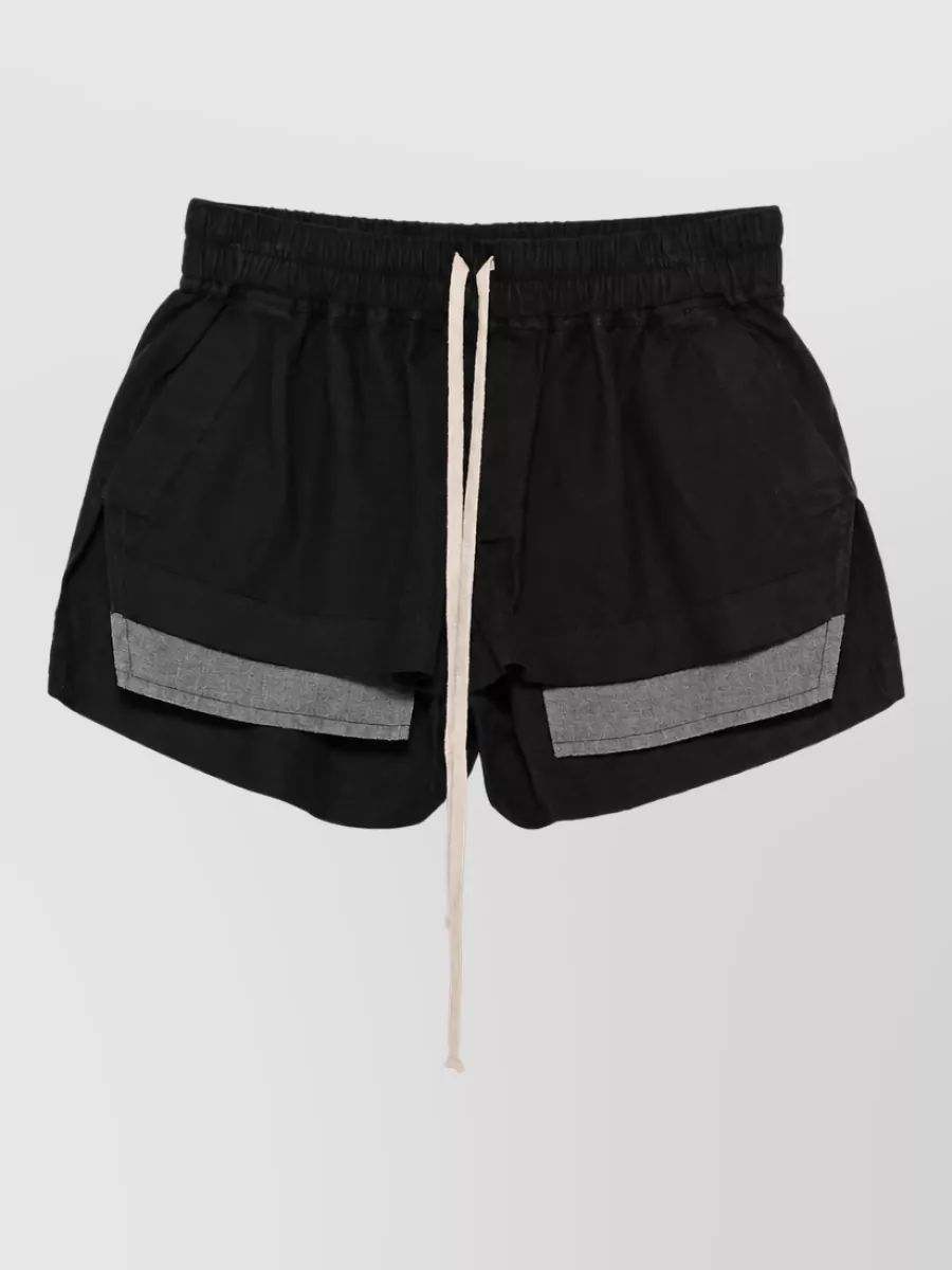 Rick Owens Drkshdw cotton layered shorts