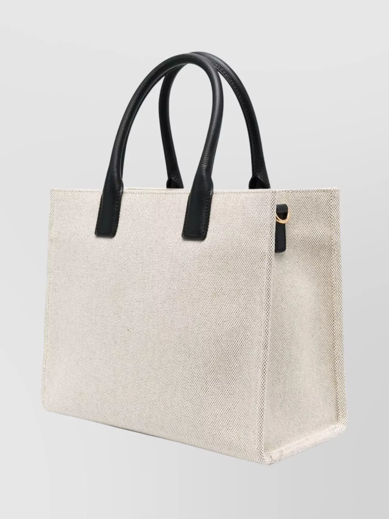 Versace Structured Shoulder Bag Cotton Blend Calfskin