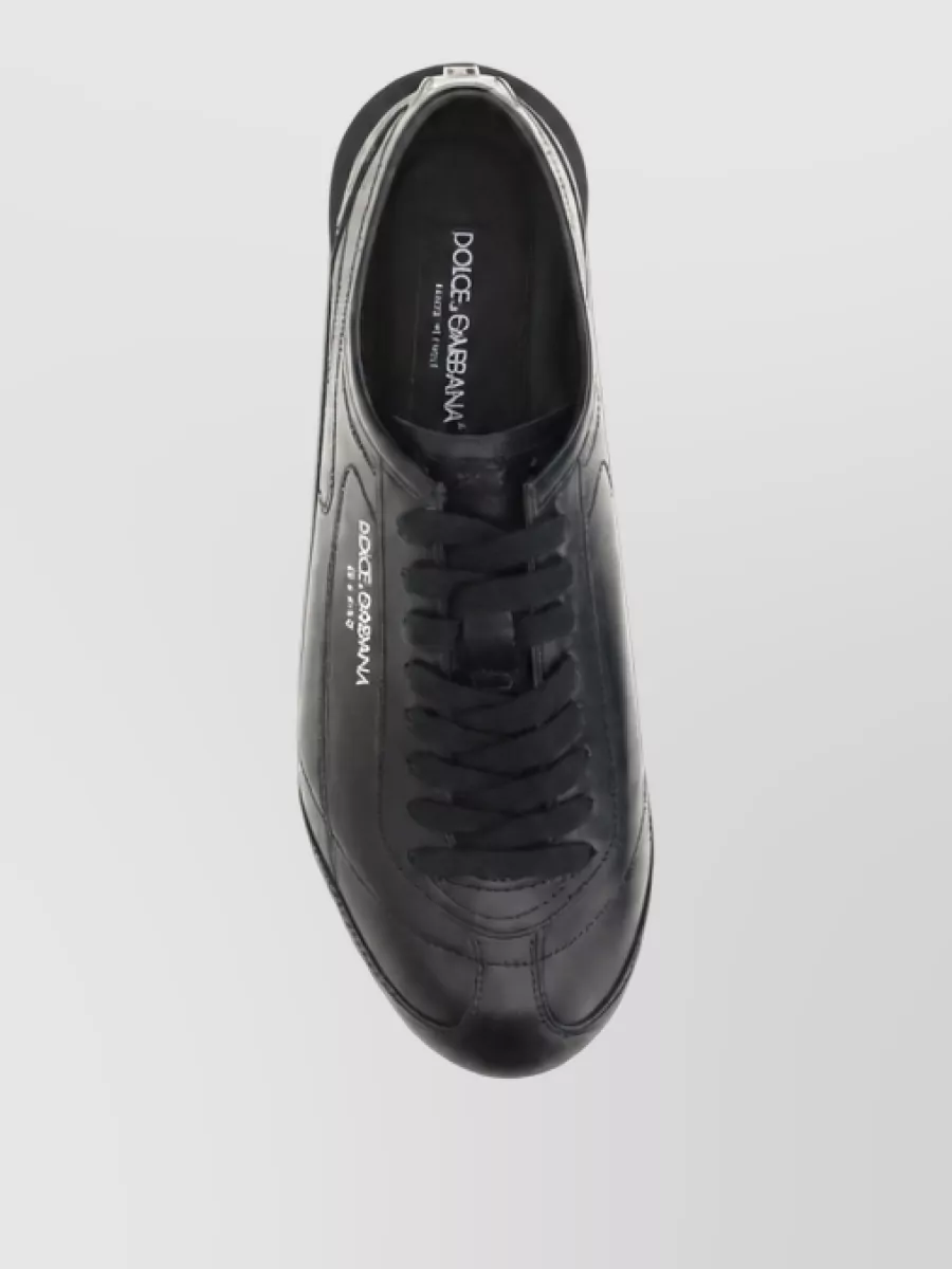 Dolce&Gabbana Calf Leather Low-Top Sneakers
