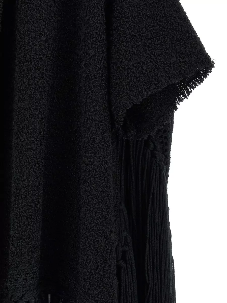 Dolce&Gabbana Bouclé Oversized Cape