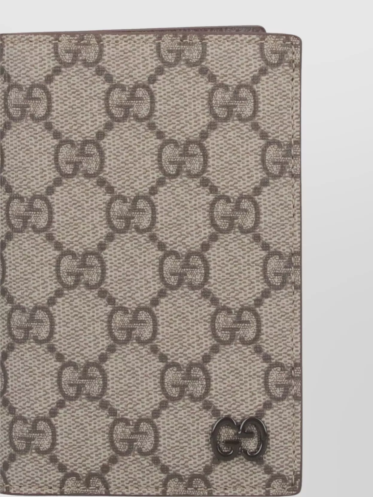 Gucci Compact Monogram Pattern Wallets