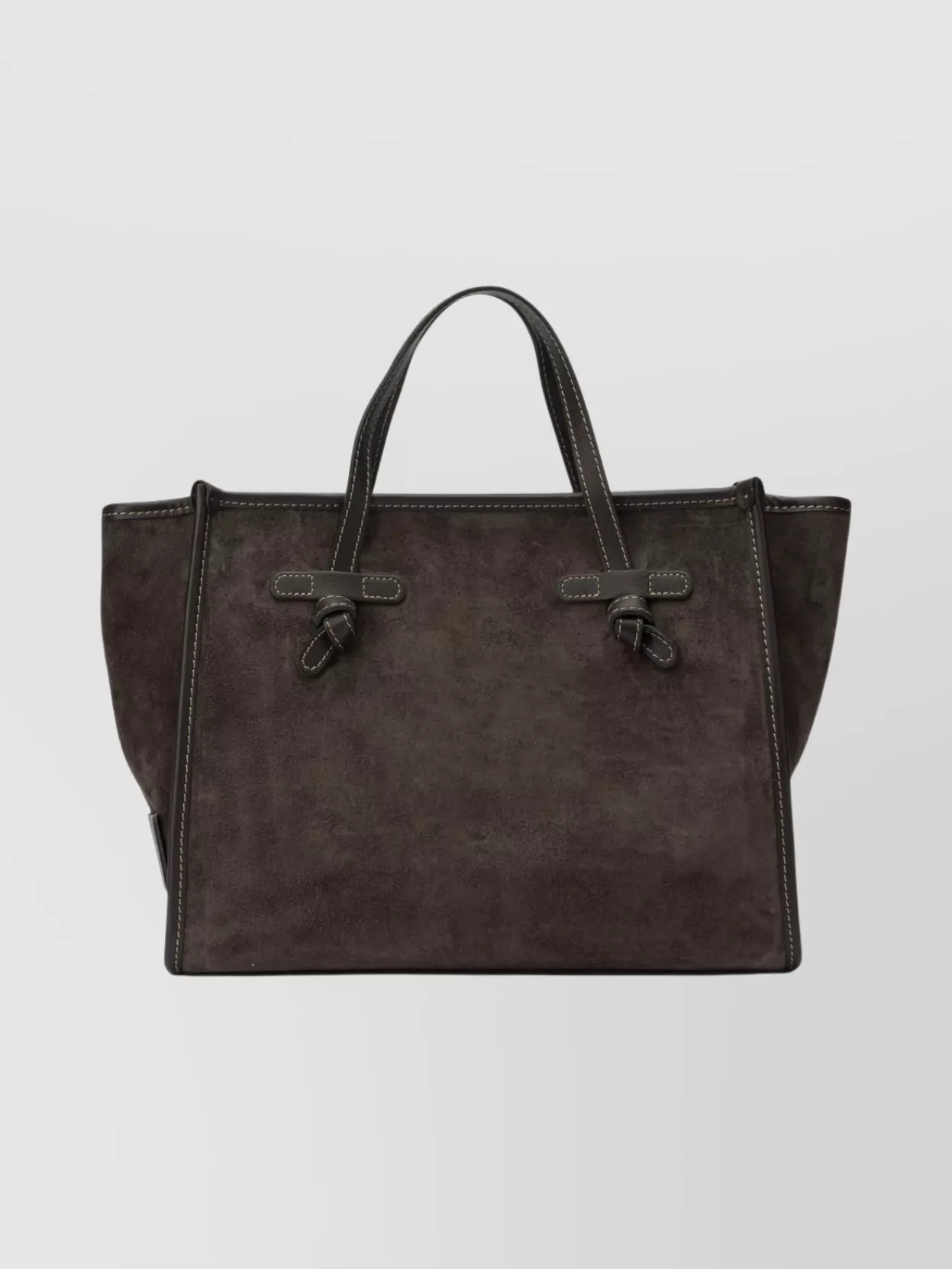 Gianni Chiarini Shoulder Bags With Suede Finish And Top Handles In Gray