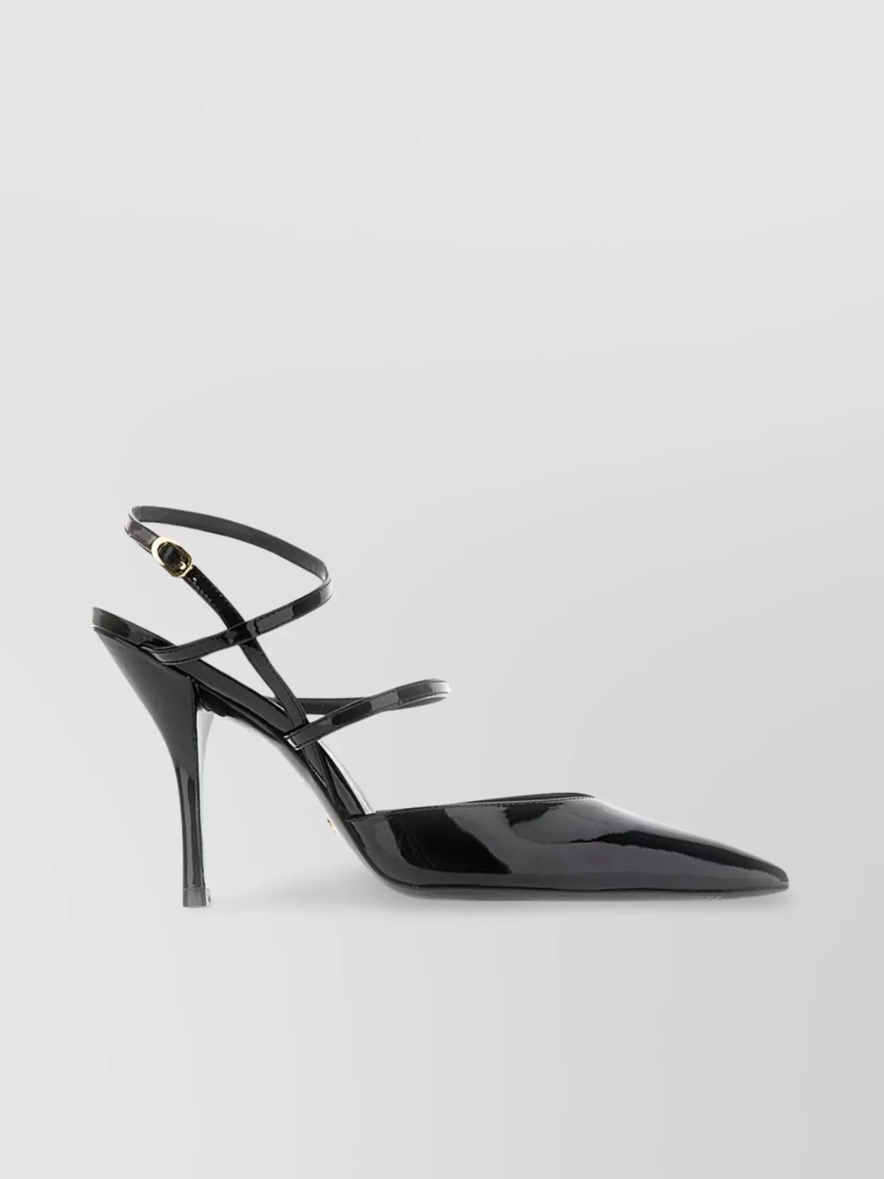 Stuart Weitzman Leather Strappy Slingback Stiletto Pumps