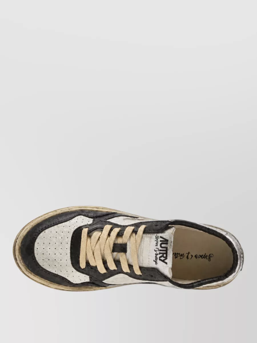 Autry Leather Lace-Up Sneakers