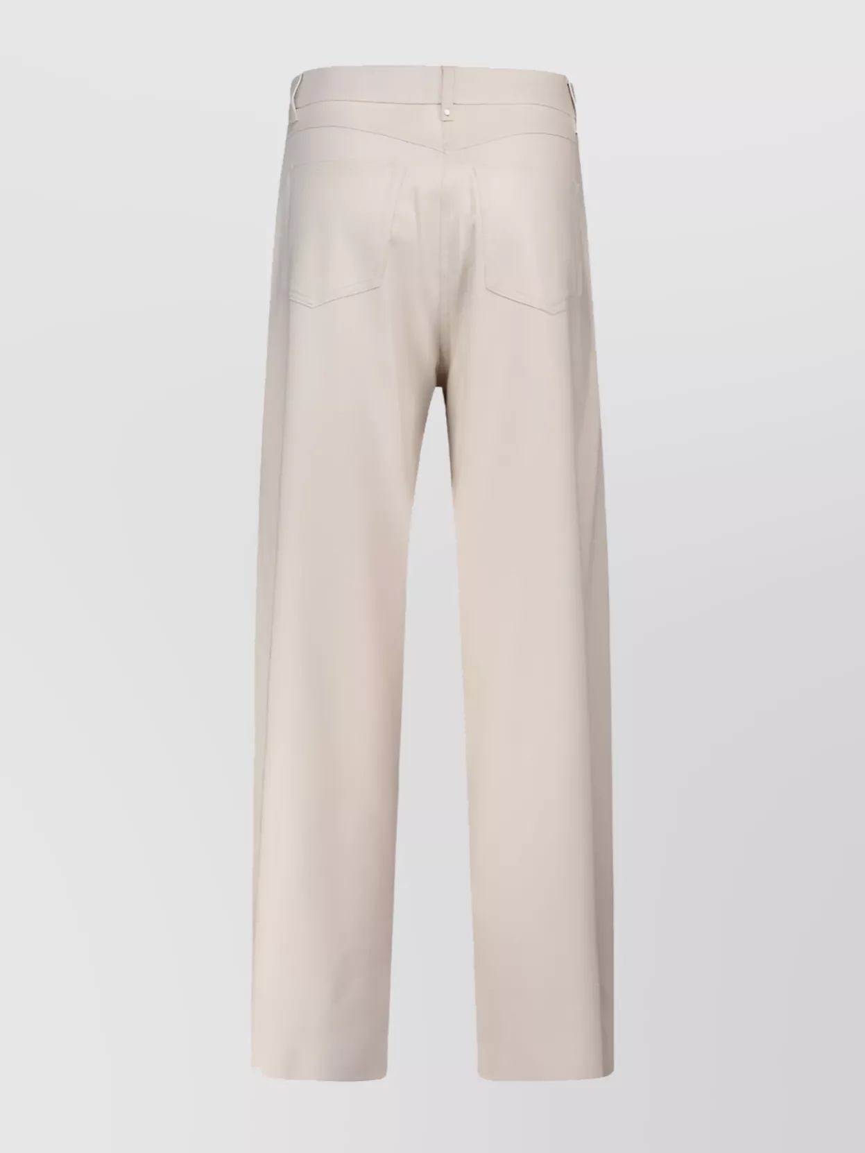'S MAX MARA WIDE WOOL TROUSERS WITH POCKETS AND LOOPS