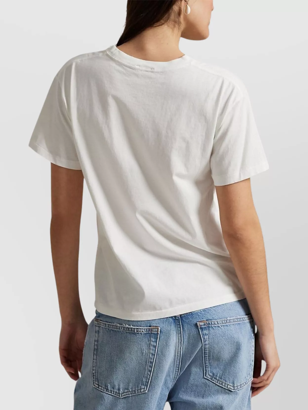 Ralph Lauren Relaxed Fit Crew Neck Short Sleeve Top