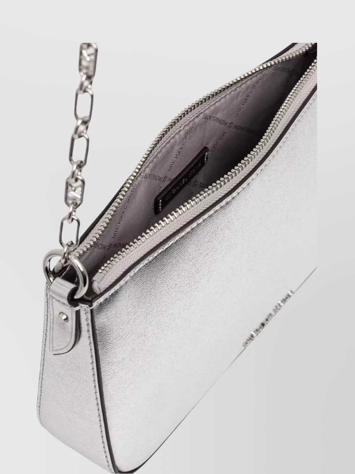 Michael Kors Crossbody Bag With Chain Strap And Metallic Finish
