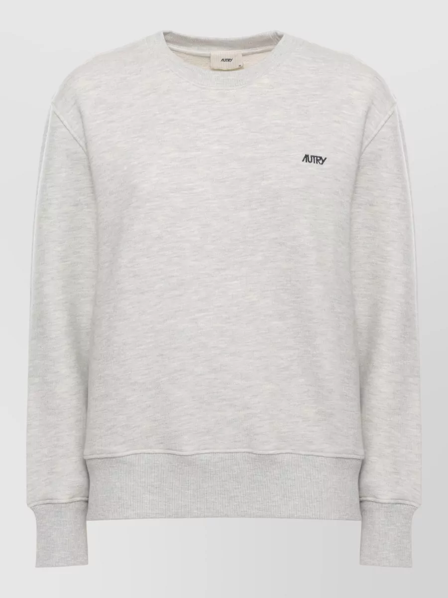 Autry ribbed trim cotton sweatshirt